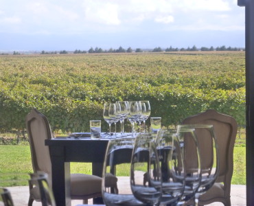 Wine Tasting Table Setting