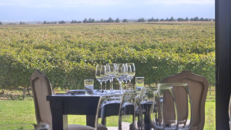 Wine Tasting Table Setting